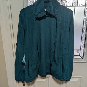 Columbia Teal Fleece Jacket. New No Tags